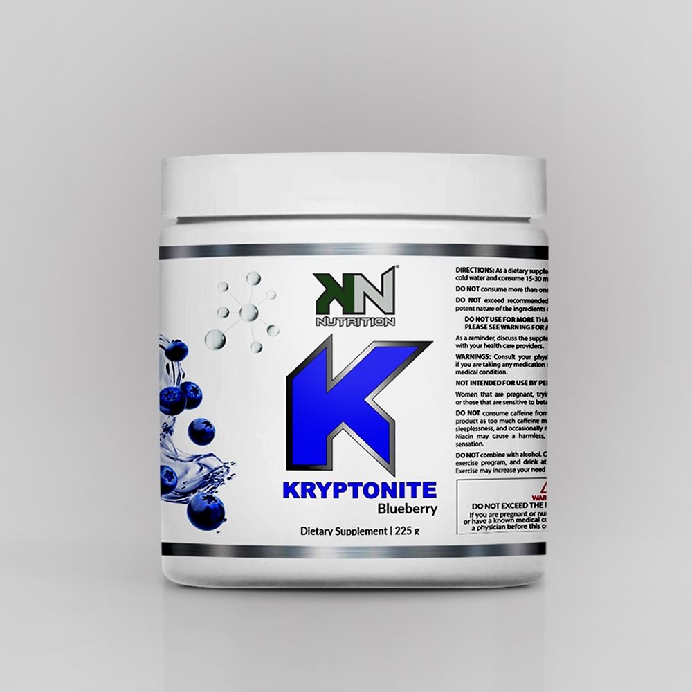Kryptonite Pre Workout 30 Serves Blueberry