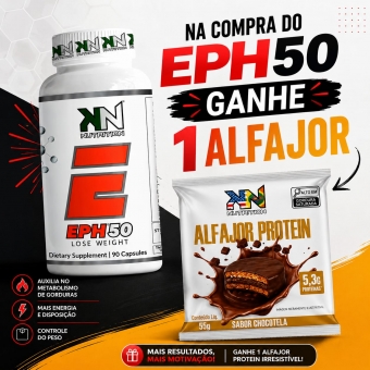 EPH50 90 Caps - GANHE 1 Alfajor Protein
