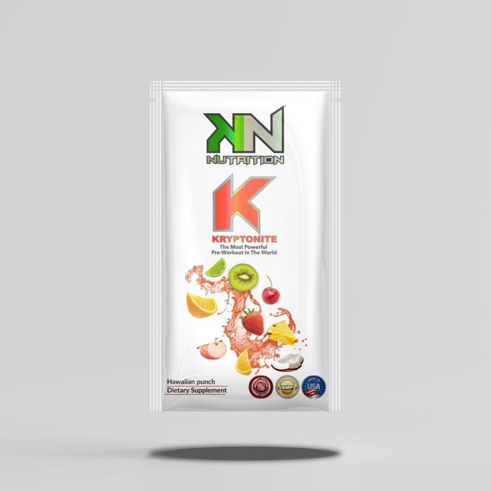 Kryptonite Pre Workout 1 Serves Hawaiian Punch Sachets