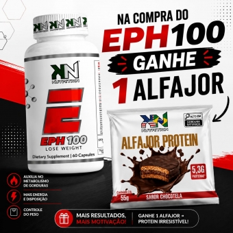 EPH100 - O MAIS PODEROSO! (60 Caps) - GANHE 1 Alfajor Protein